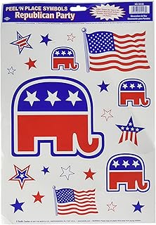 Republican Peel 'N Place Party Accessory (1 count) (22/Sh)