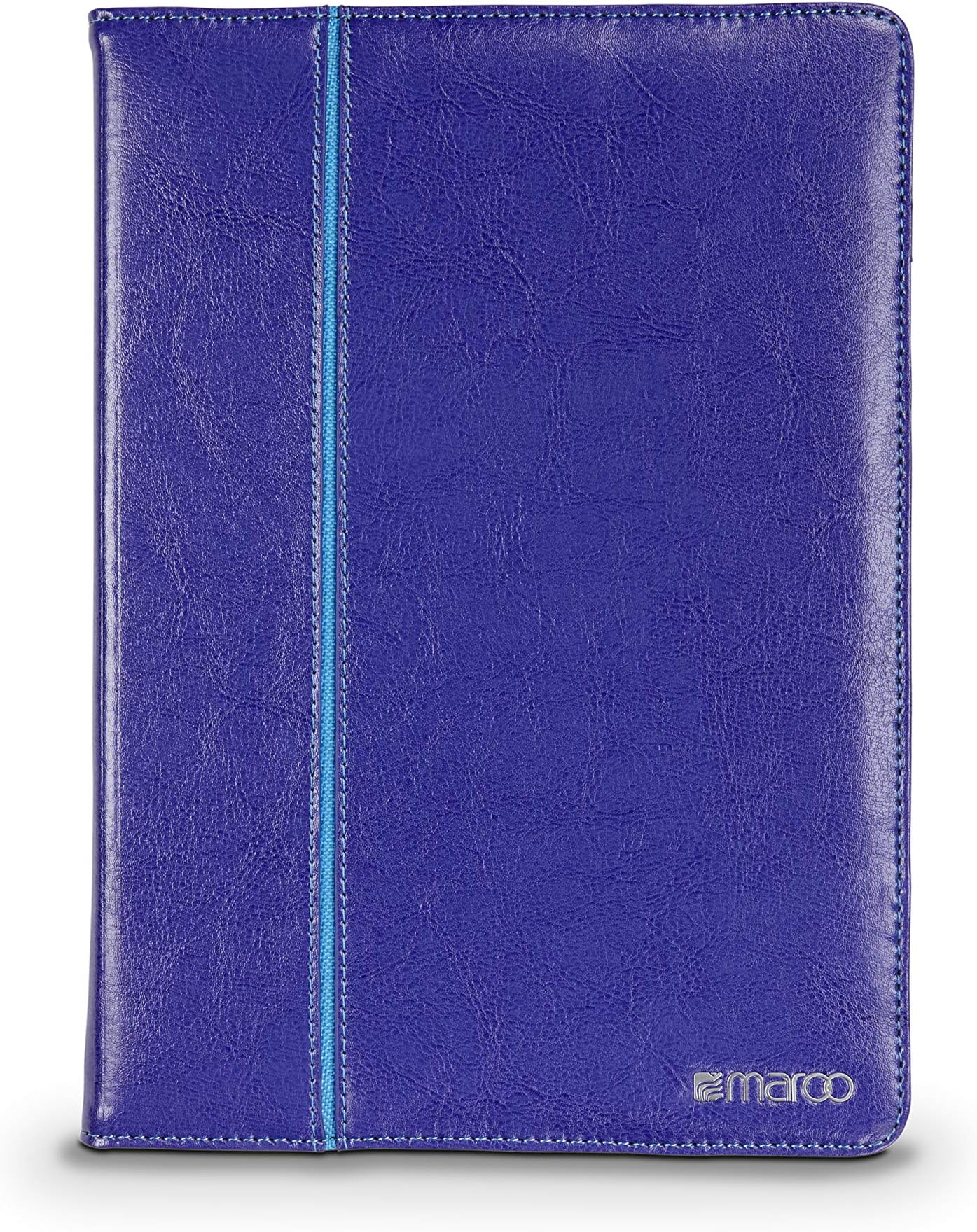 Maroo iPad Air 2 Executive Case - Beautiful Purple Leather Exterior, Foldable Front Cover for Viewing and Typing Mode, Smart Magnet Functionality, Ultimate Protection with SG Bumper Technology