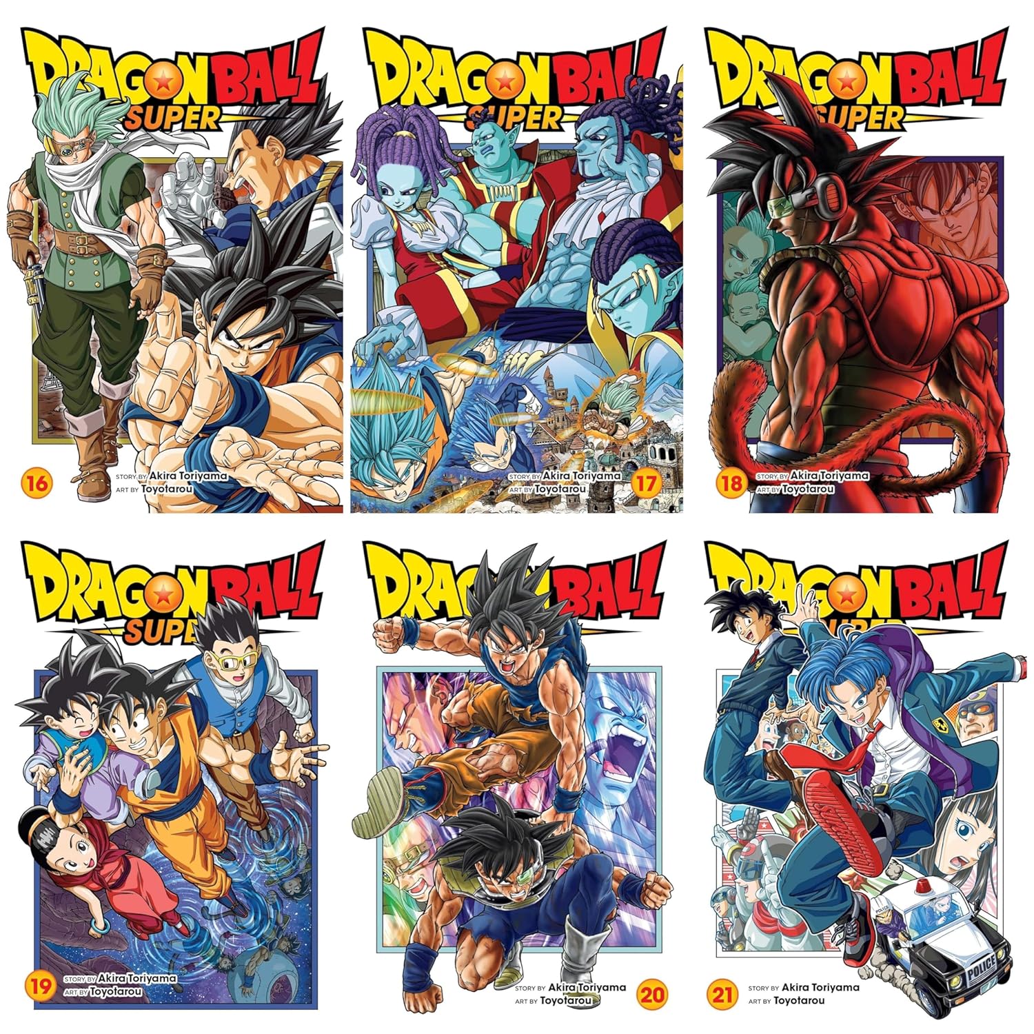 The Dragon Ball Super Manga Series 6 Books Collection (Vol. #16 - #21)      Paperback – May 6, 2024
