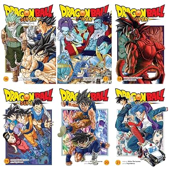 The Dragon Ball Super Manga Series 6 Books Collection Vol. #16 - #21