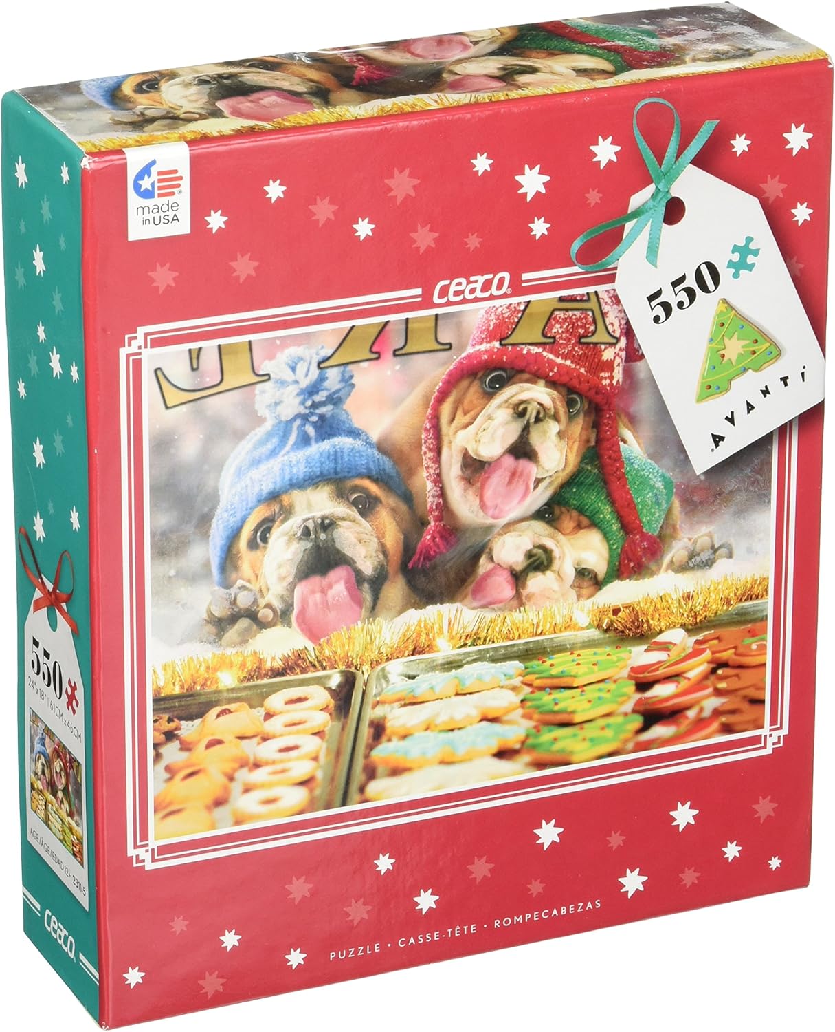 Ceaco Avanti Christmas - Holiday Window Shopping Puzzle (550 Piece)