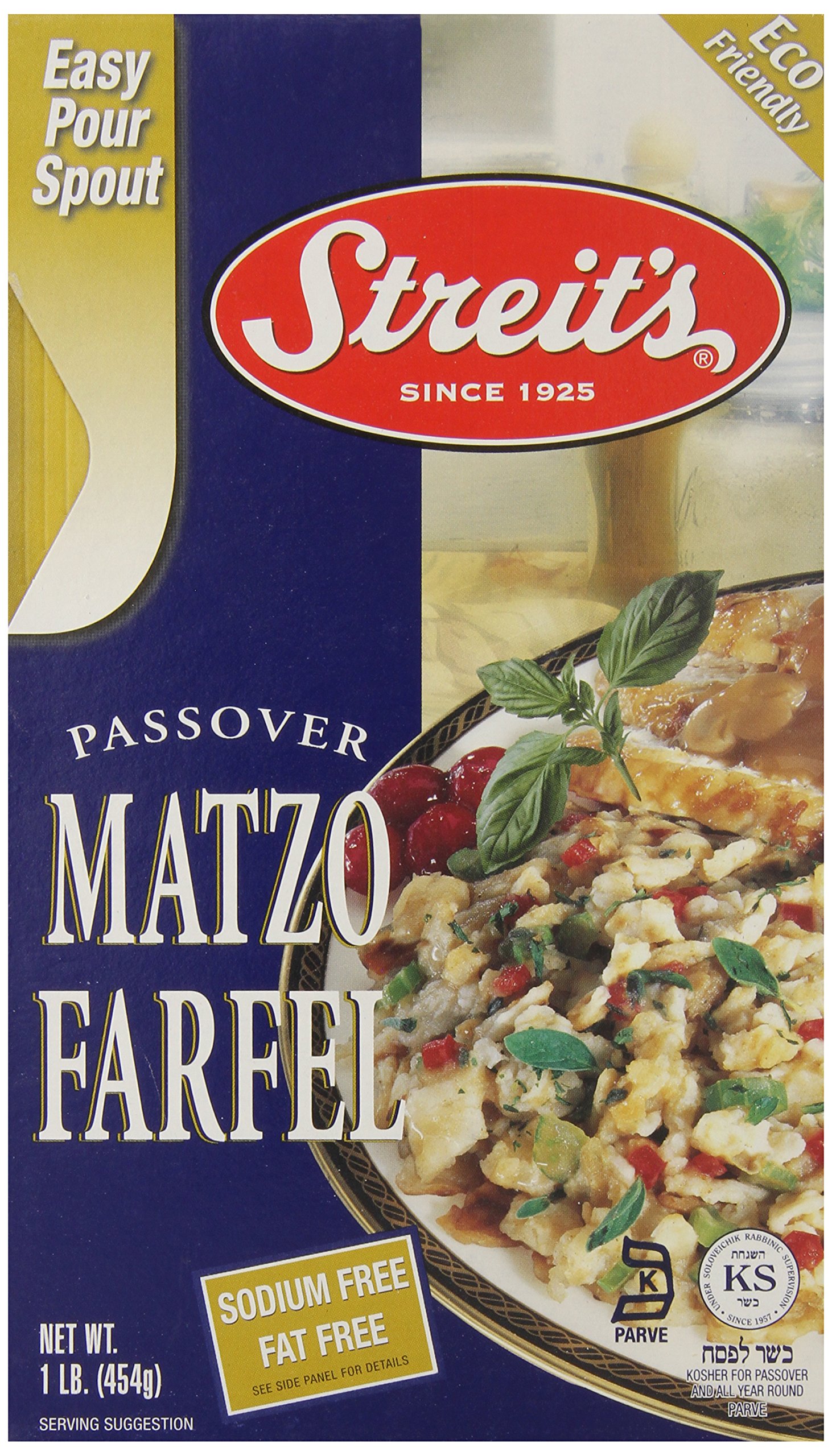 Streit's - Matzo Farfel, Passover, 1-pounds (Pack of 3)