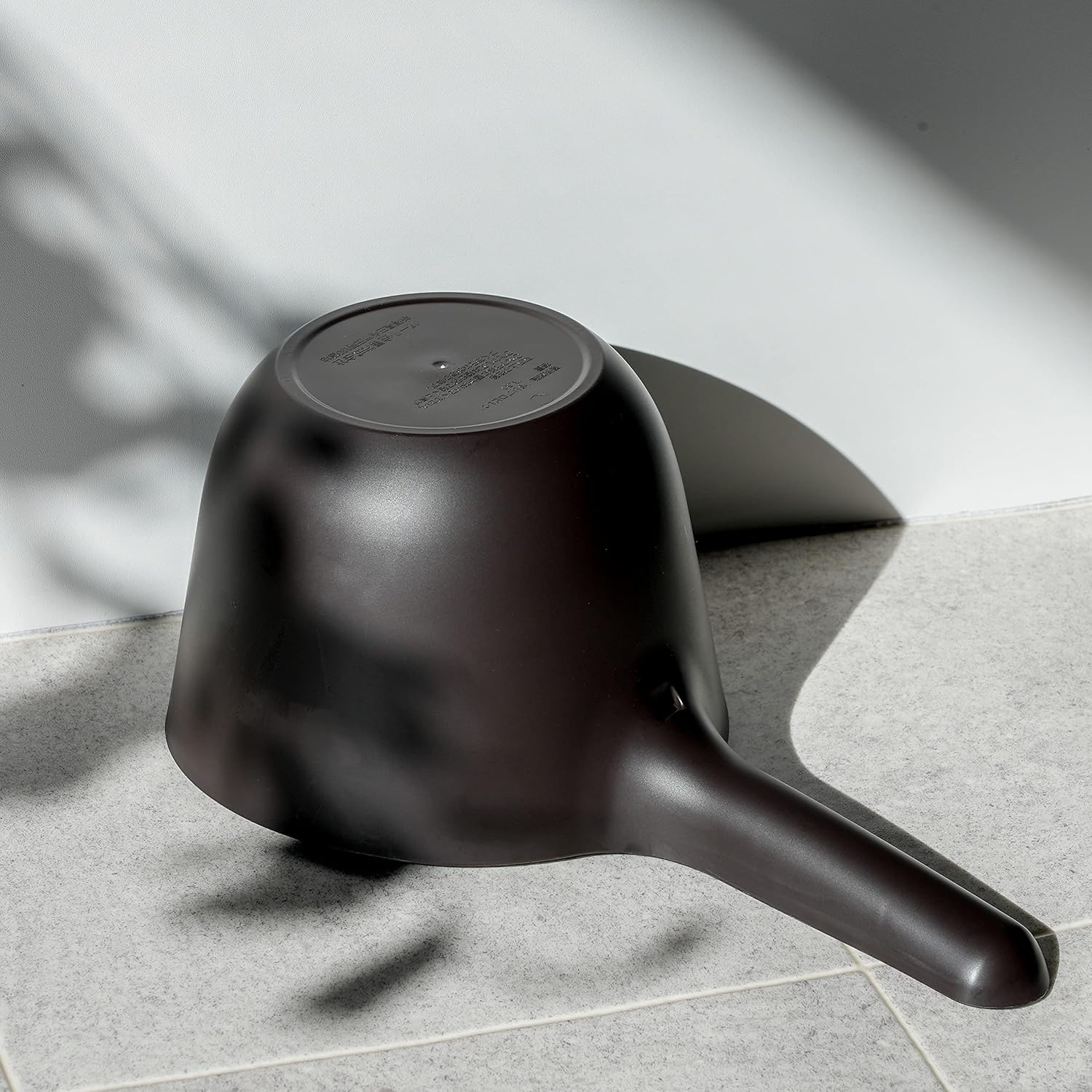 Pearl Metal HB-5854 Single Handled Tub, Hand Held, Handy Ball, Made in Japan, Brown, Style Pure