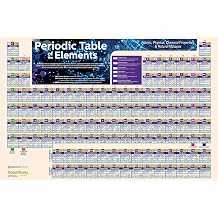 Periodic Table Poster - Laminated 36 x 24 inches a QuickStudy Reference to the Elements