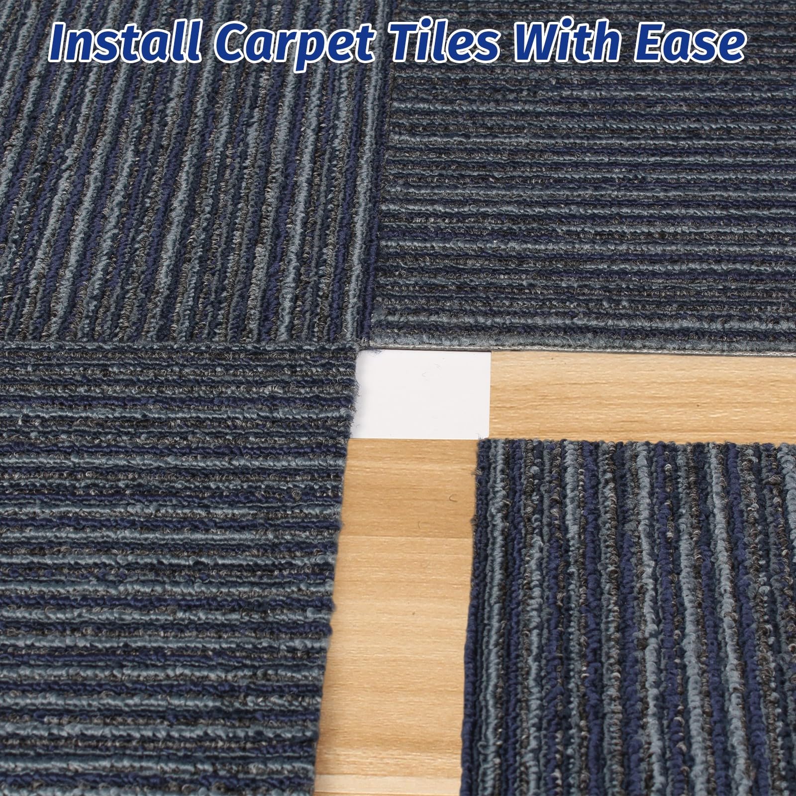 Carpet Tile Tape - Non-Slip Rug Grippers -3 Carpet Tile Tape - Non-Slip Rug Grippers -3