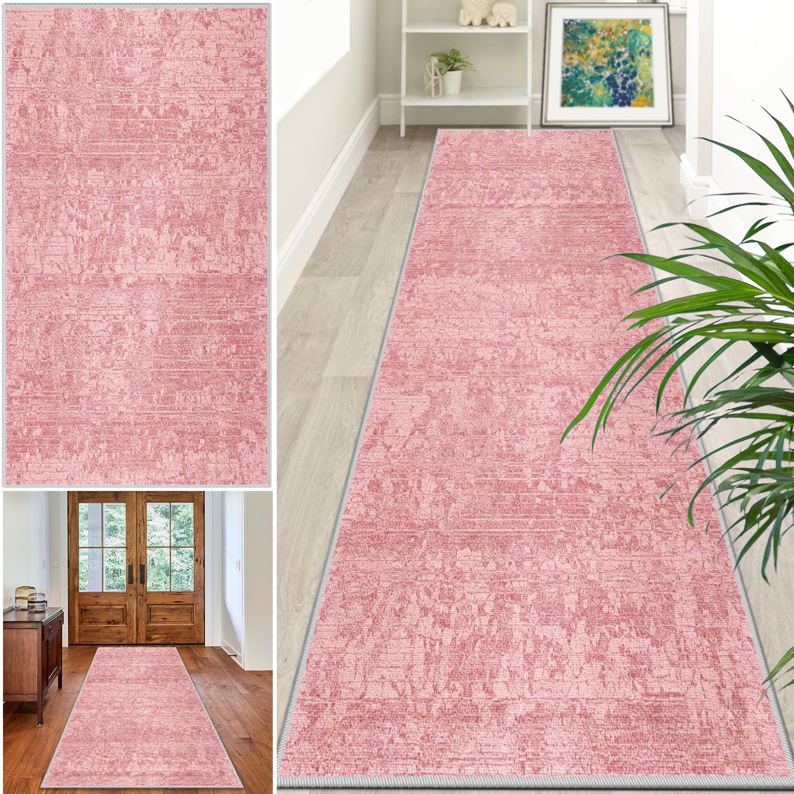 Tapete corredor para la sala y habitación lavable de 100 x 130 cm moderno