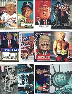 Donald Trump / 12 Card Lot - All Different! Cards Featuring President Donald Trump! Political/Parody/Caricature - Great Collection!