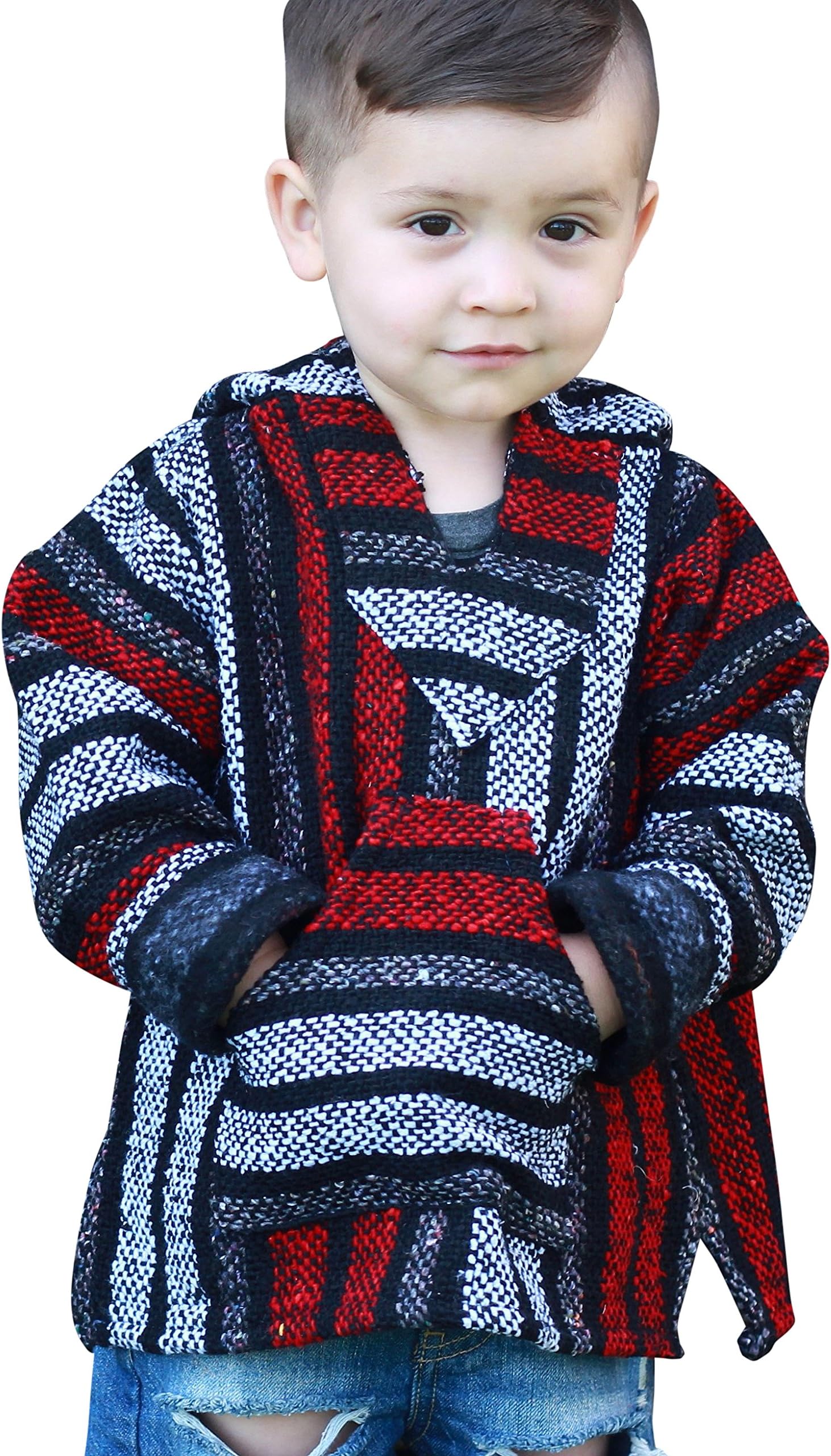 Youth Kids Childrens Mexican Baja Hoodie Pullover Sweater Unisex Boys Girls