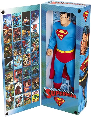 Miniatura 8 de Muñeco de 18 pulgadas de Súperman marca Big-Figs, serie tributo a los originales de DC