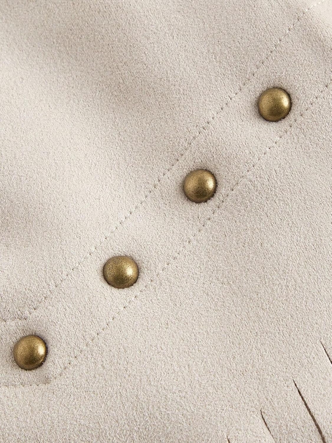 Western Skirts for Women Fringe Mini Faux Suede Cowgirl Skirt for Country Concert Rodeo Outfit Rave Festival