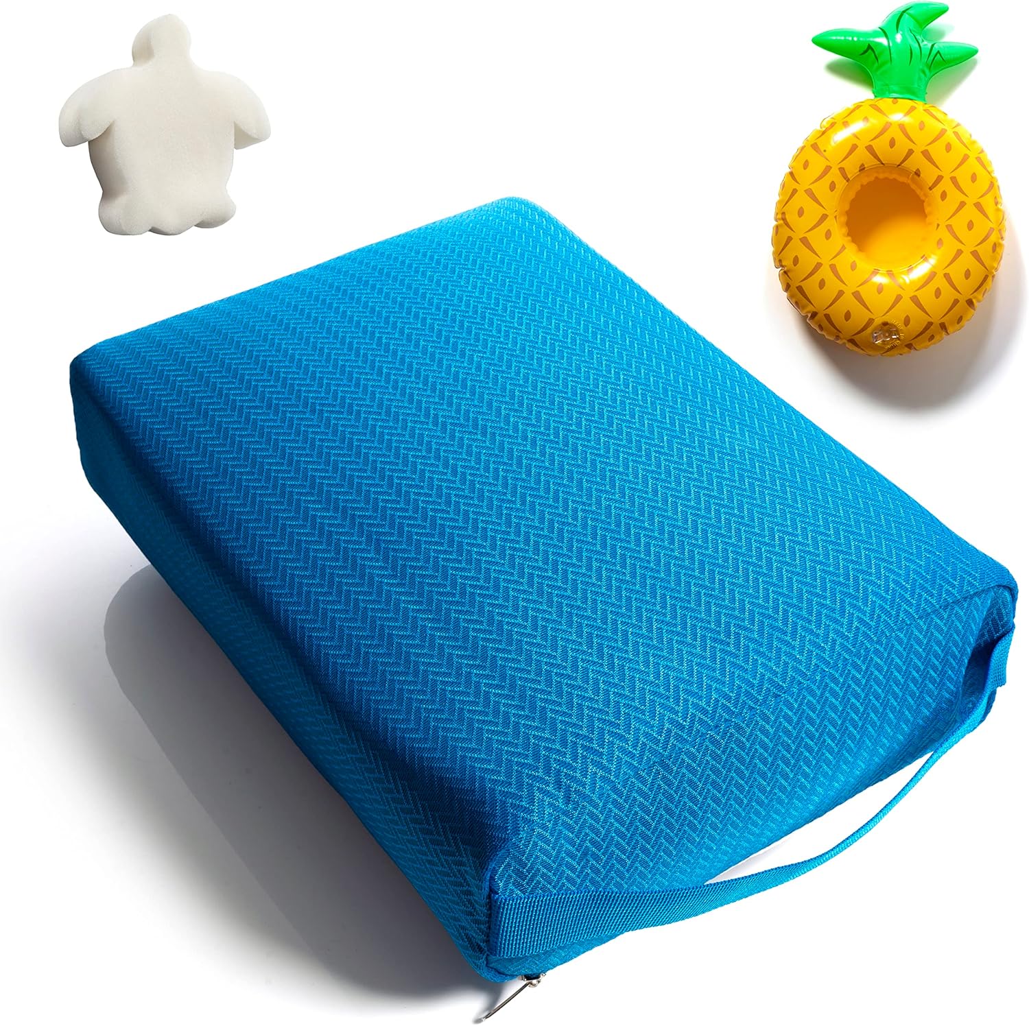 CrownedSun Single Weighted Hot Tub Booster Seat Cushion, with NonSlip