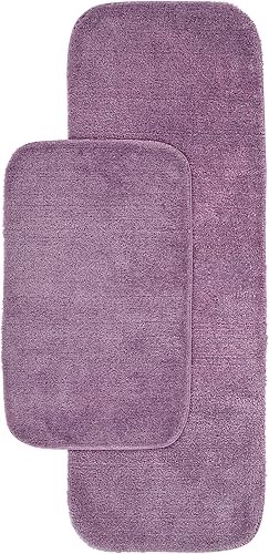 Miniatura 56 de Garland Rug 2 alfombras de baño tradicionales de nailon lavables de espuma marina (17 x 24 pulgadas, 21 x 34 pulgadas), suaves, absorbentes y Espuma