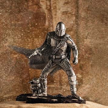 Royal Selangor Hand Finished Star Wars Collection Pewter Limited Edition Mandalorian Statue Figurine Gift