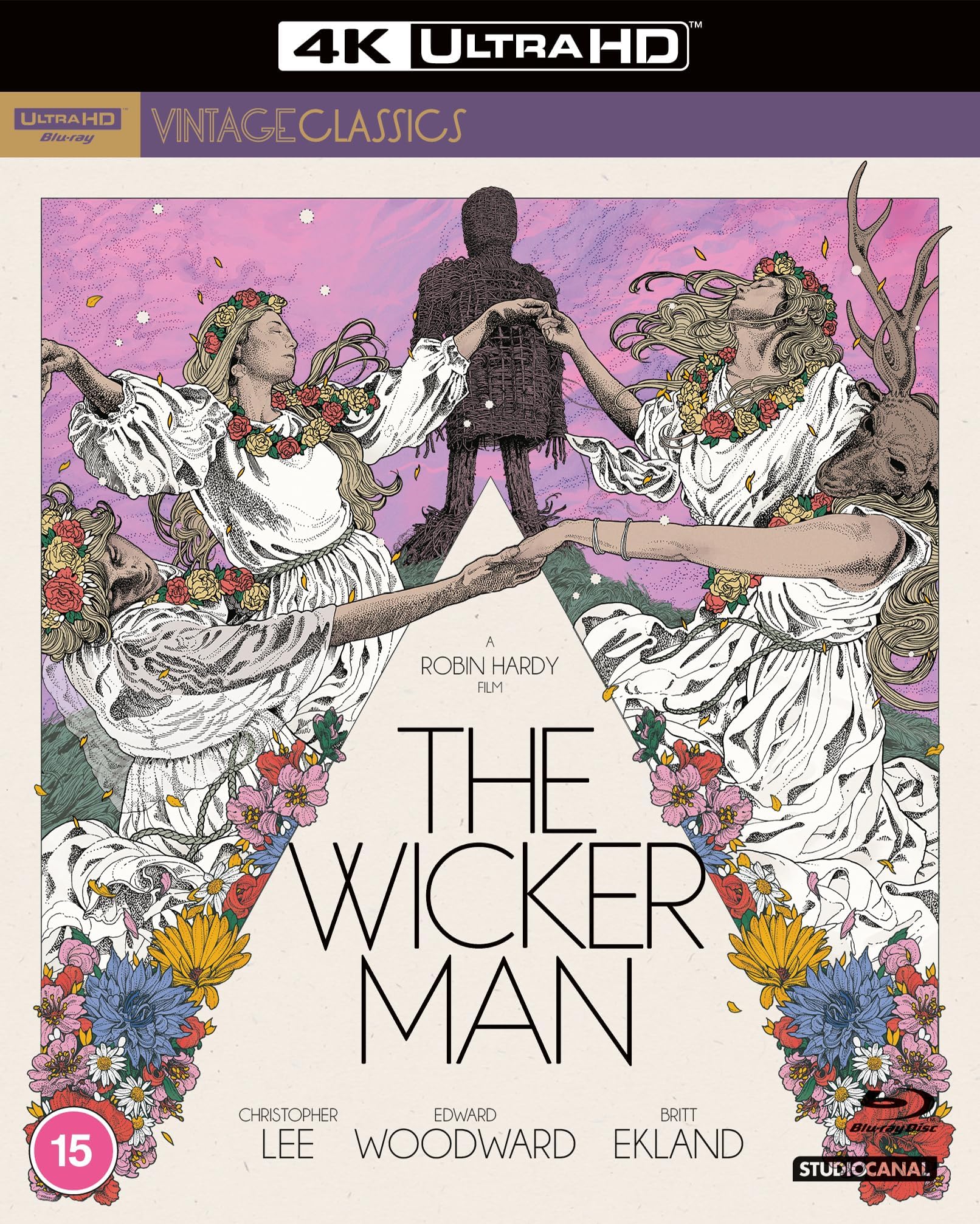 The Wicker Man (50th Anniversary) Vintage Classics 4K UHD [Blu-ray] [Region A]