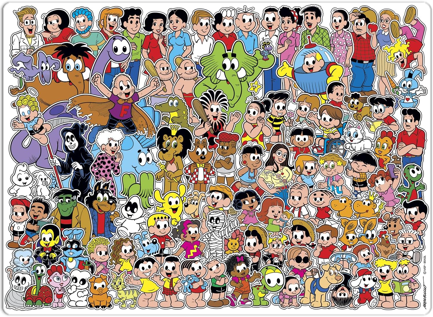 Toyster - Quebra-cabeça: Turma da Mônica - 500 peças - Game Office