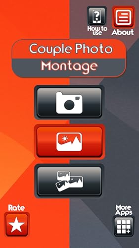 Casal montagem da foto