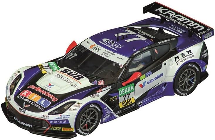 Carrera 31070 Corvette C7 GT3-R Callaway Competition No.77 Escala 132 Ranura digital Coche Carreras Vehículo Ranura digital Pistas de carreras de
