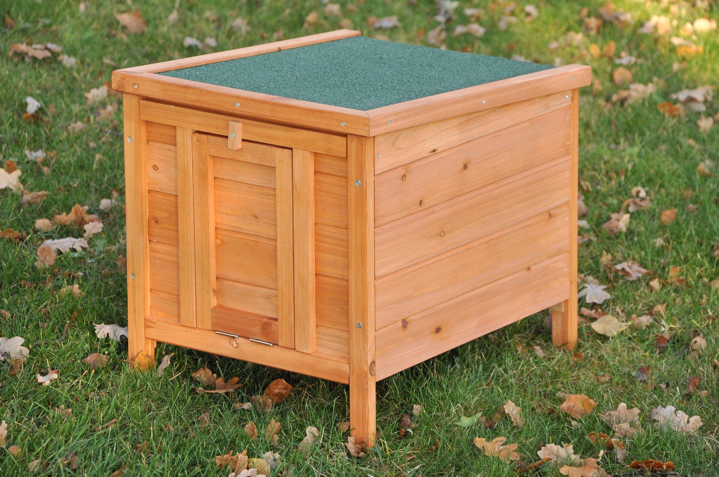 nanook Maison Cage clapier pour Petits Animaux Choupinou - 42 x 51 x 43 cm (LxPxH) Couleur Bois Naturel