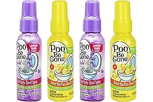 Poop Be Gone Toilet Spray Set of 4