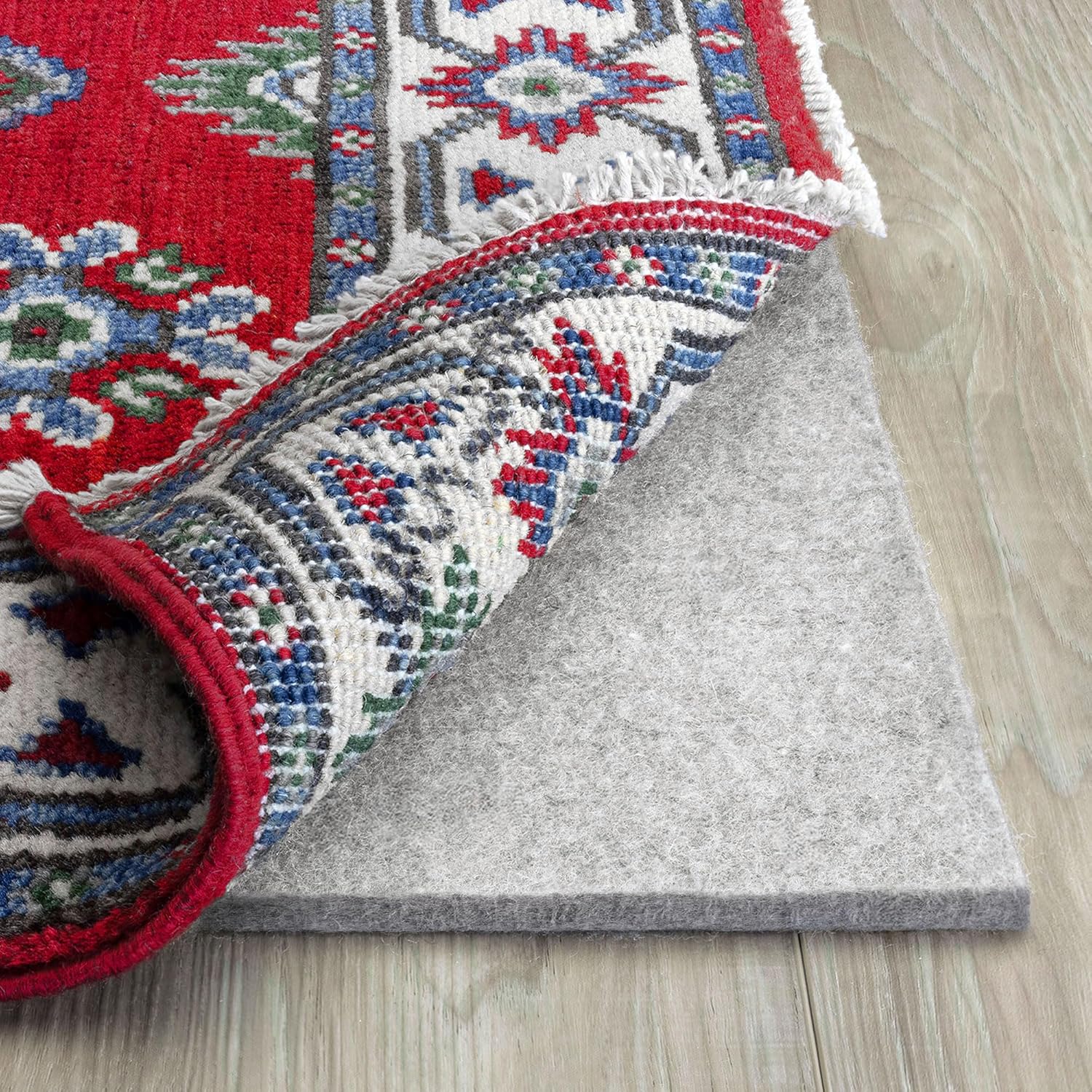 RUGPADUSA - Eco-Plush -  Thick - 100% Felt - Premium Cushioned Rug Pad - Available in 3 Thicknesses, Many Custom Sizes