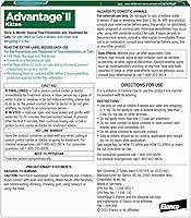 Vista 2 de Tratamiento y prevención de pulgas recomendado por veterinarios Advantage II Kitten Gatos de 2 a 5 lb. Suministro para 2 meses