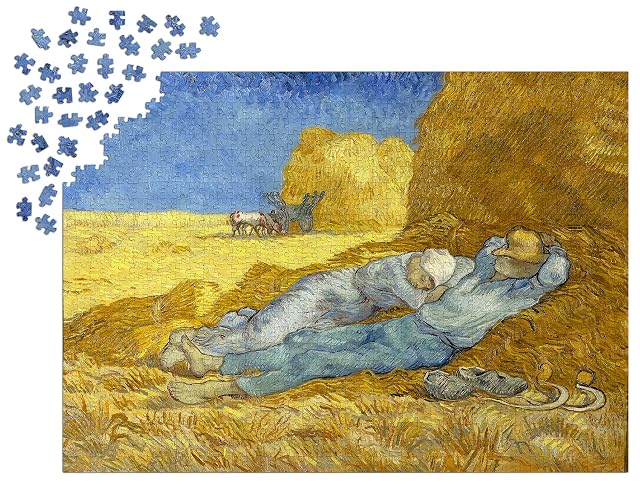 Foto 3 de 6 de Puzzle 1000 Piezas para Adultos - La Siesta, Van Gogh