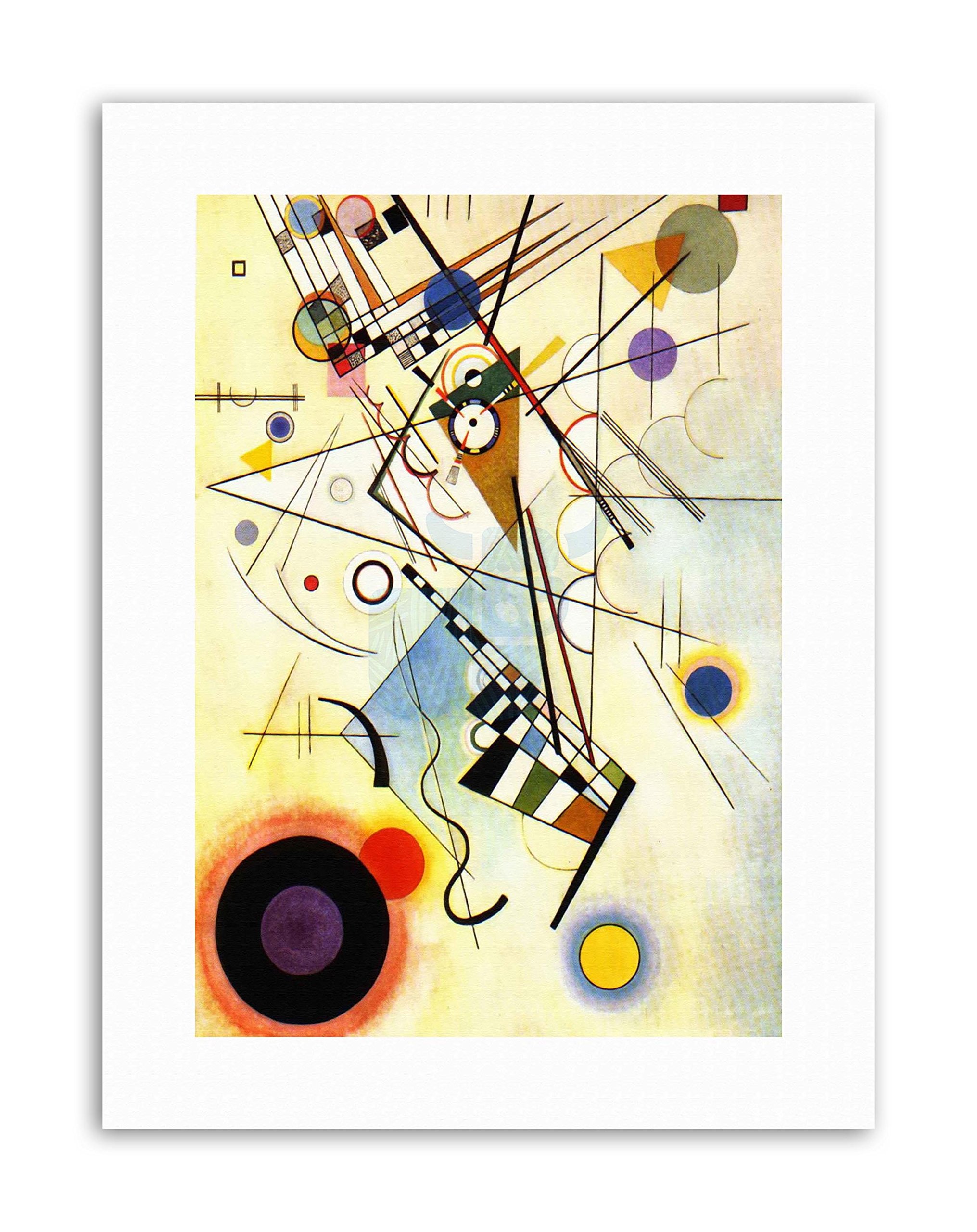 Wee Blue Coo Kandinsky Composition VIII Picture Canvas Art Print