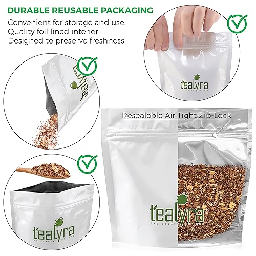 Miniatura 3 de Tealyra - Rooibos Coconut Vanilla Chai - Jengibre y canela con Red Bush Rooibos Té de hojas sueltas - Rico en antioxidantes - Sin cafeína - 3.88 oz