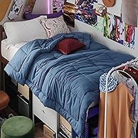 Vista 64 de Bedsure Relleno de edredón – Edredones acolchados tamaño King, edredón para todas las estaciones, ropa de cama alternativa de plumón suave, con 8