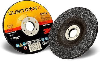 CUB！ Cubitron II 78467 3M Depressed Center Grinding Wheel T27, 5