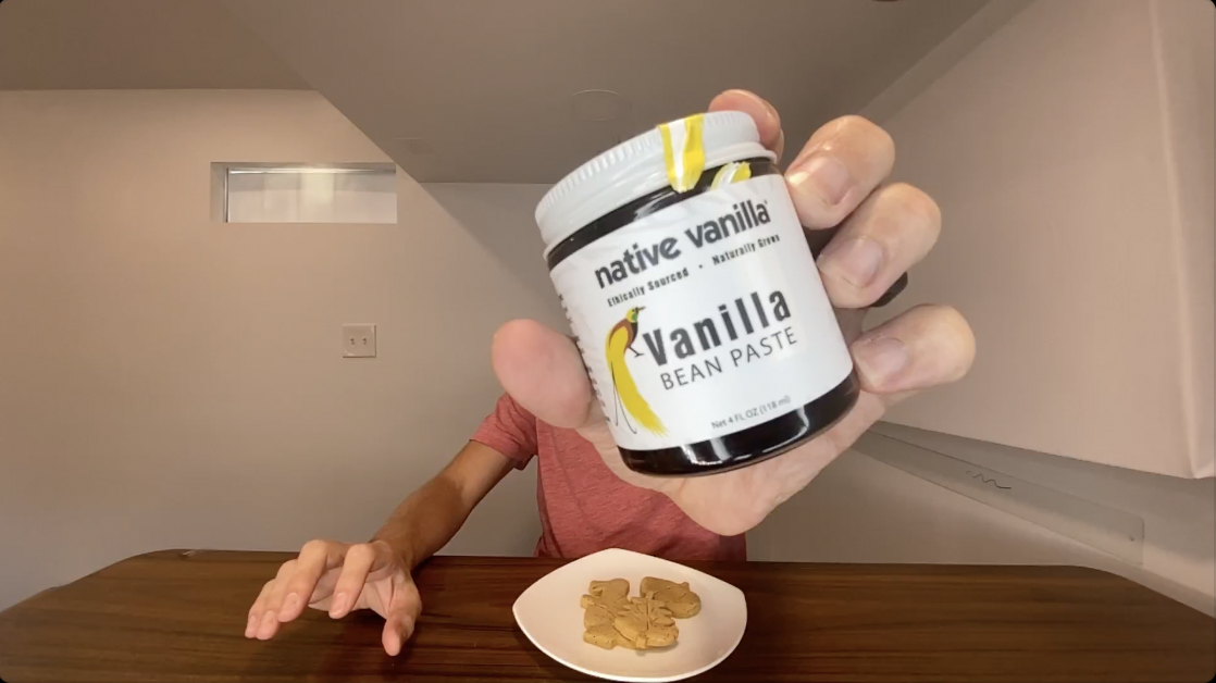 TASTING Cookies Made with Native Vanilla Bean Paste