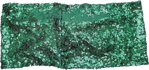 Miniatura 3 de Bandas para silla de lentejuelas de alta elasticidad con hebilla, material de lentejuelas suaves, lazos brillantes de lentejuelas para decoración de