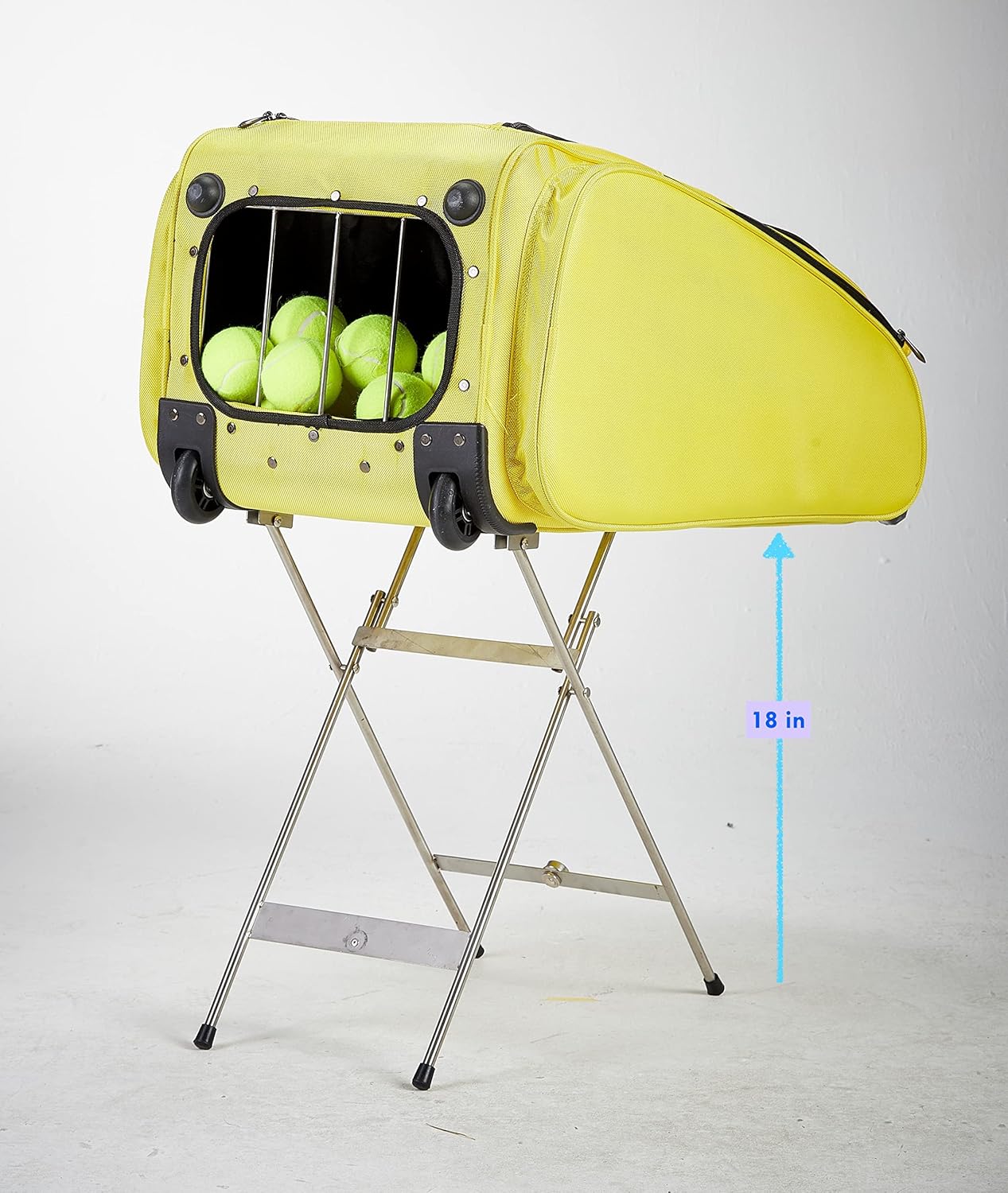 VIV Pickleball Tennis Bag: All-in-One Pickleball Bag, Hopper, and Feeder with Wheels. Store, Travel, Practice with Pickleball, Tennis, Baseball, Softball, Sports Gears. Pickleball Hopper, Tennis Ball Hopper : Sports & Outdoors