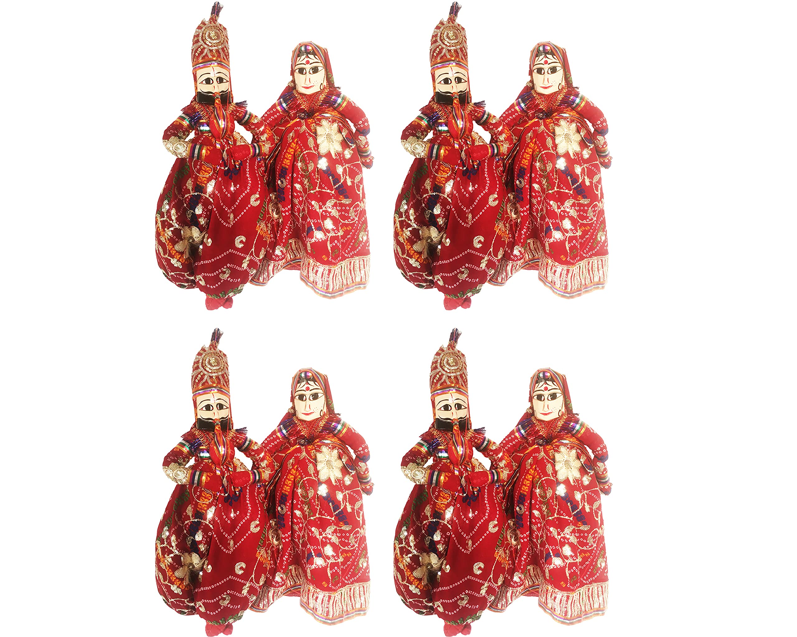 SM Creations Rajasthani Handmade Puppets, Katputli for Wedding Party Decoration, Mehandi Party,Mela Theme, Village Theme and Event Party Decoration Item. (4) (B0993SXR45) Amazon Price History, Amazon Price Tracker