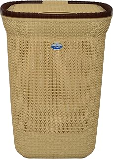 JOYOPlastic Knit Laundry Basket Big (44.5cmX33cmX55cm, ...