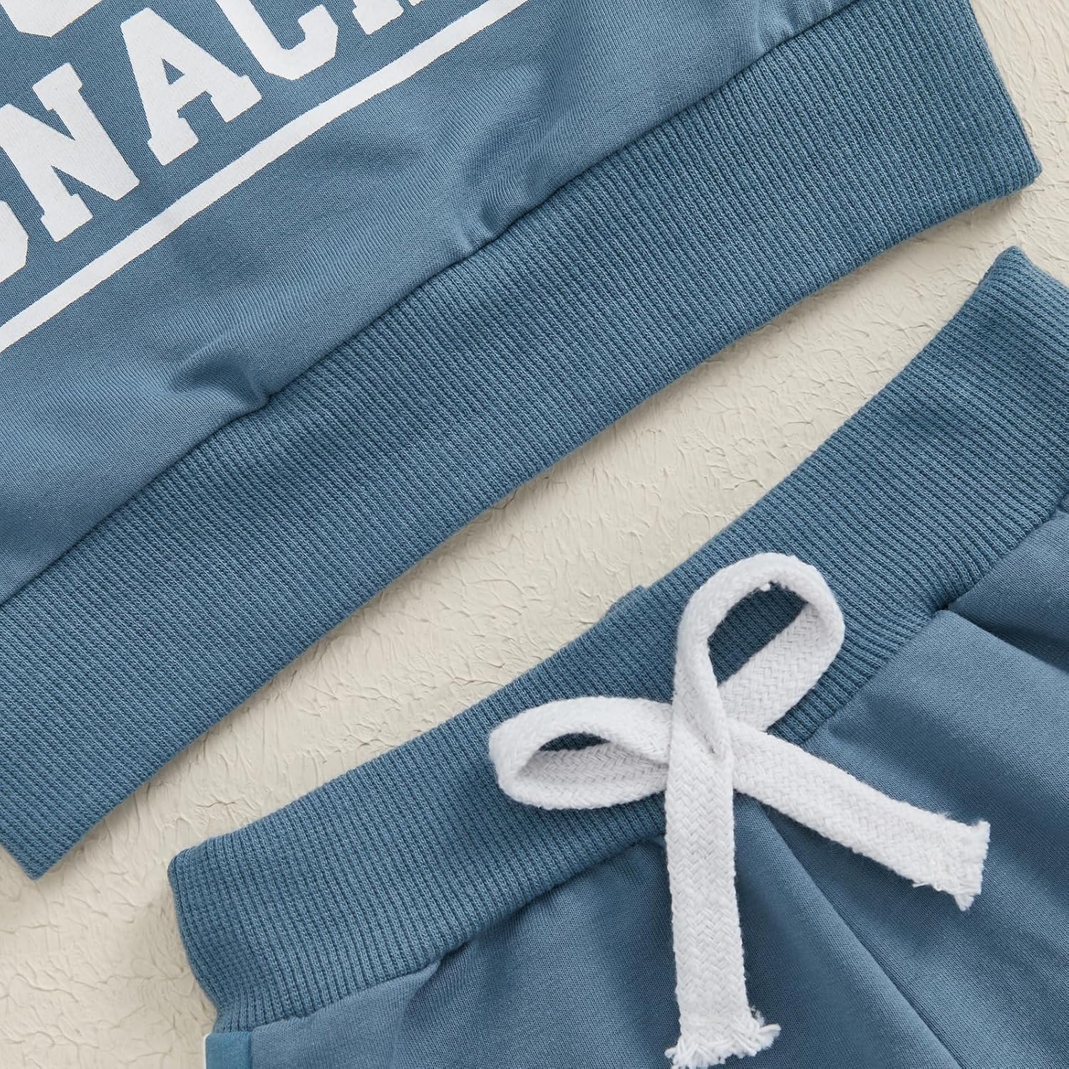 BeQeuewll Fall Winter Toddler Baby Boy Clothes 2Pcs Color Block Crewneck Sweatshirt and Pants Sweatsuit Little Boy Clothing - Image 6