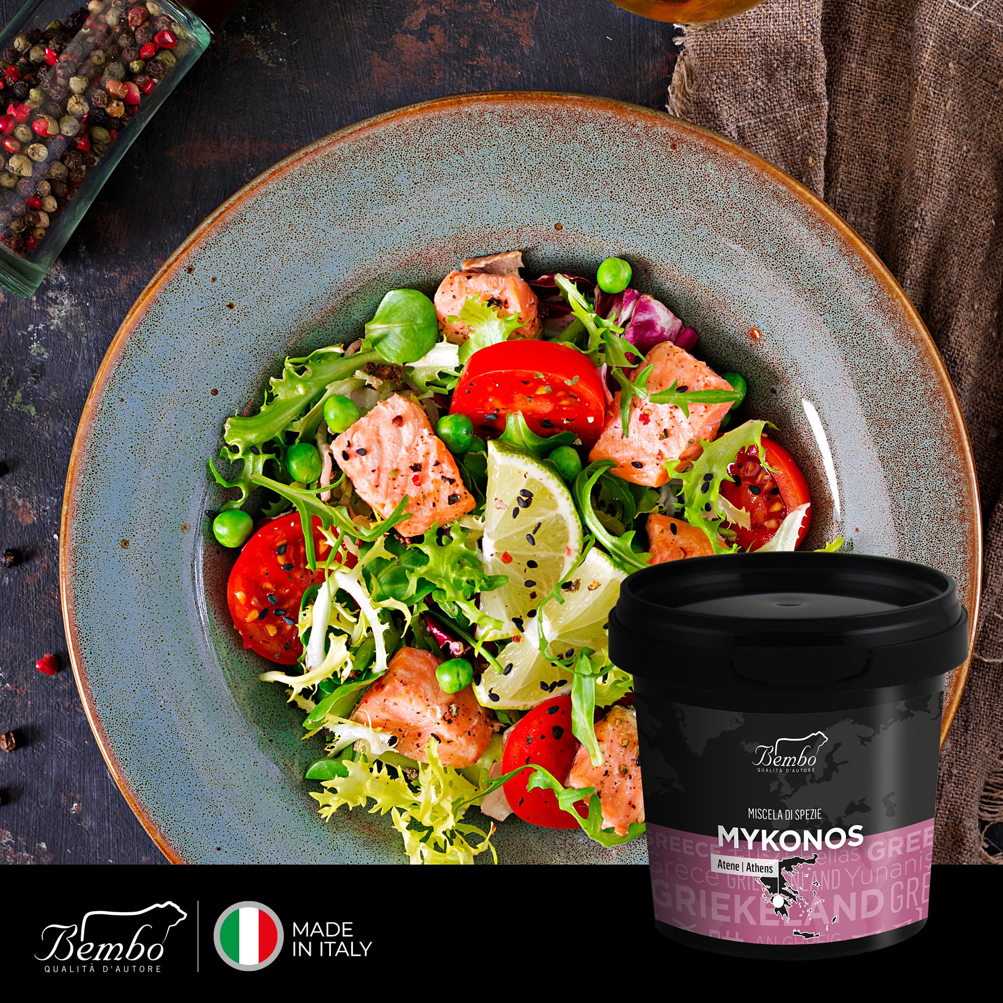 Bembo - Miscele di Spezie - Gran Degustazione - Spezie Gourmet - Le Miscele più Famose del Mondo - Idea Regalo Donna, Compleanno - Aromi e Spezie - Made in Italy