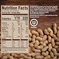 Vista 2 de Bamba - Crema de avellana y mantequilla de maní, bocados de maíz PB de mantequilla de maní natural, bolsa de 2.1 onzas (paquete de 20)