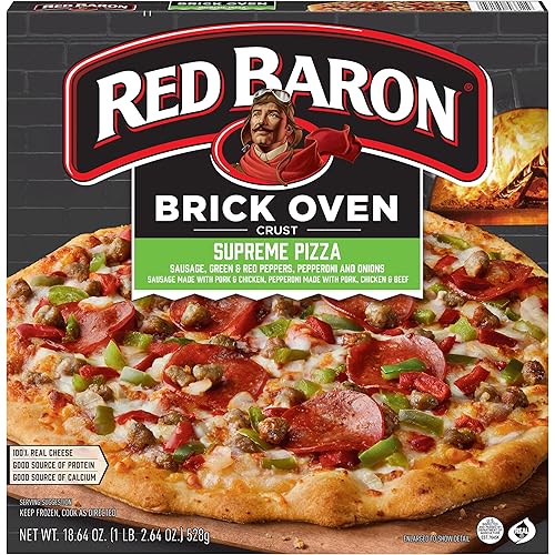 Red Baron Brick Oven Supreme Pizza, Frozen, 18.64 Oz