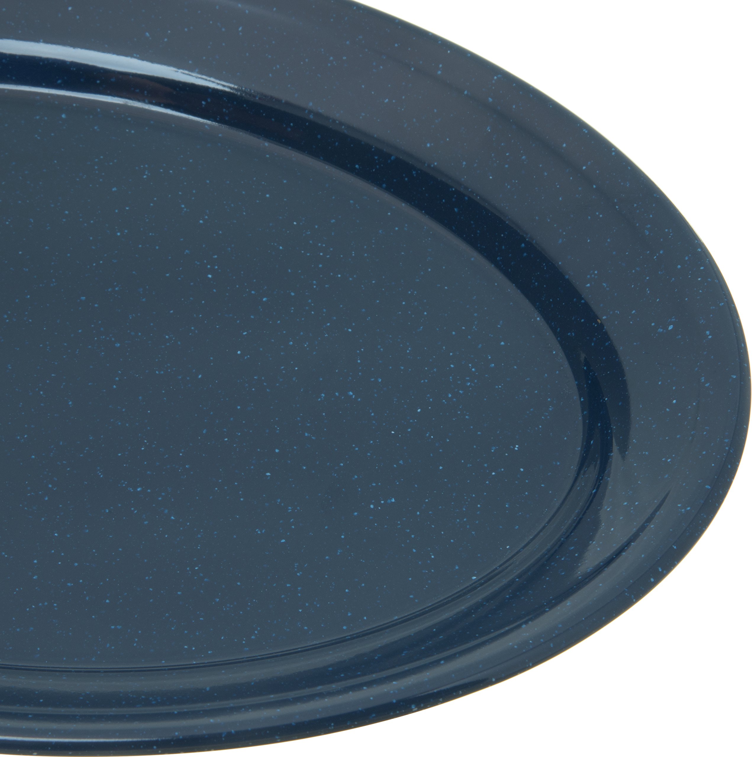 Carlisle 4356035 Dallas Ware Melamine Oval Platter Tray, 12" x 8.50", Café Blue (Pack of 24)