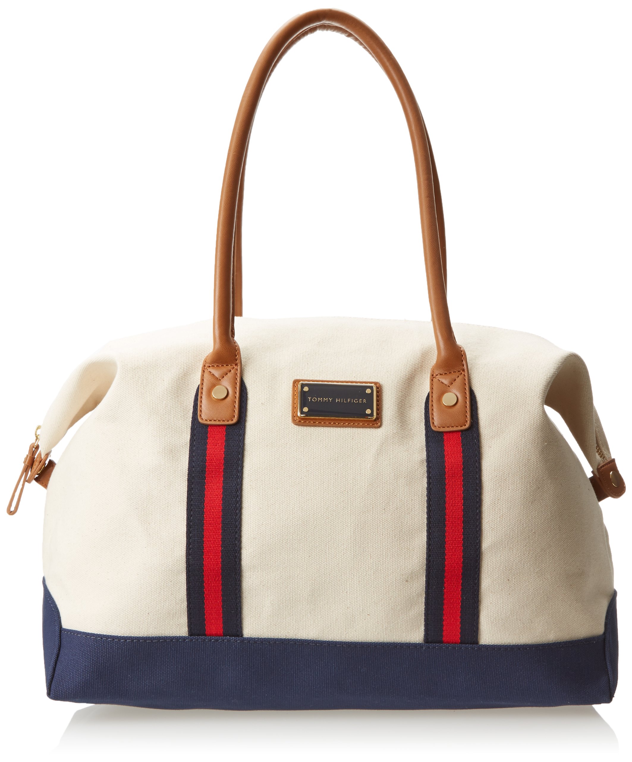 Tommy Hilfiger Solid Canvas Carson Shoulder Bag