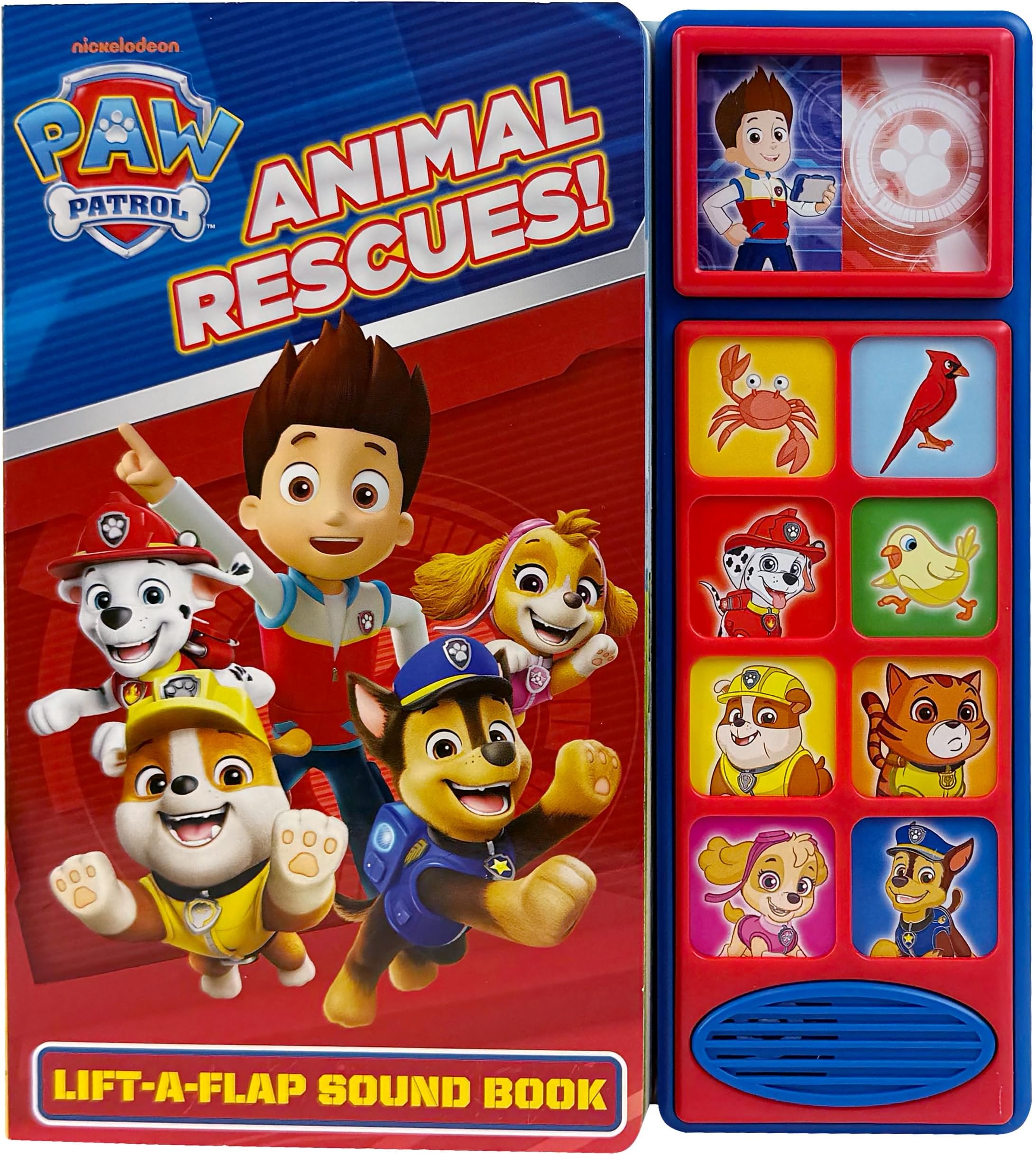 Nickelodeon PAW Patrol - Animal Rescues! Lift-a-Flap Sound Book - PI Kids