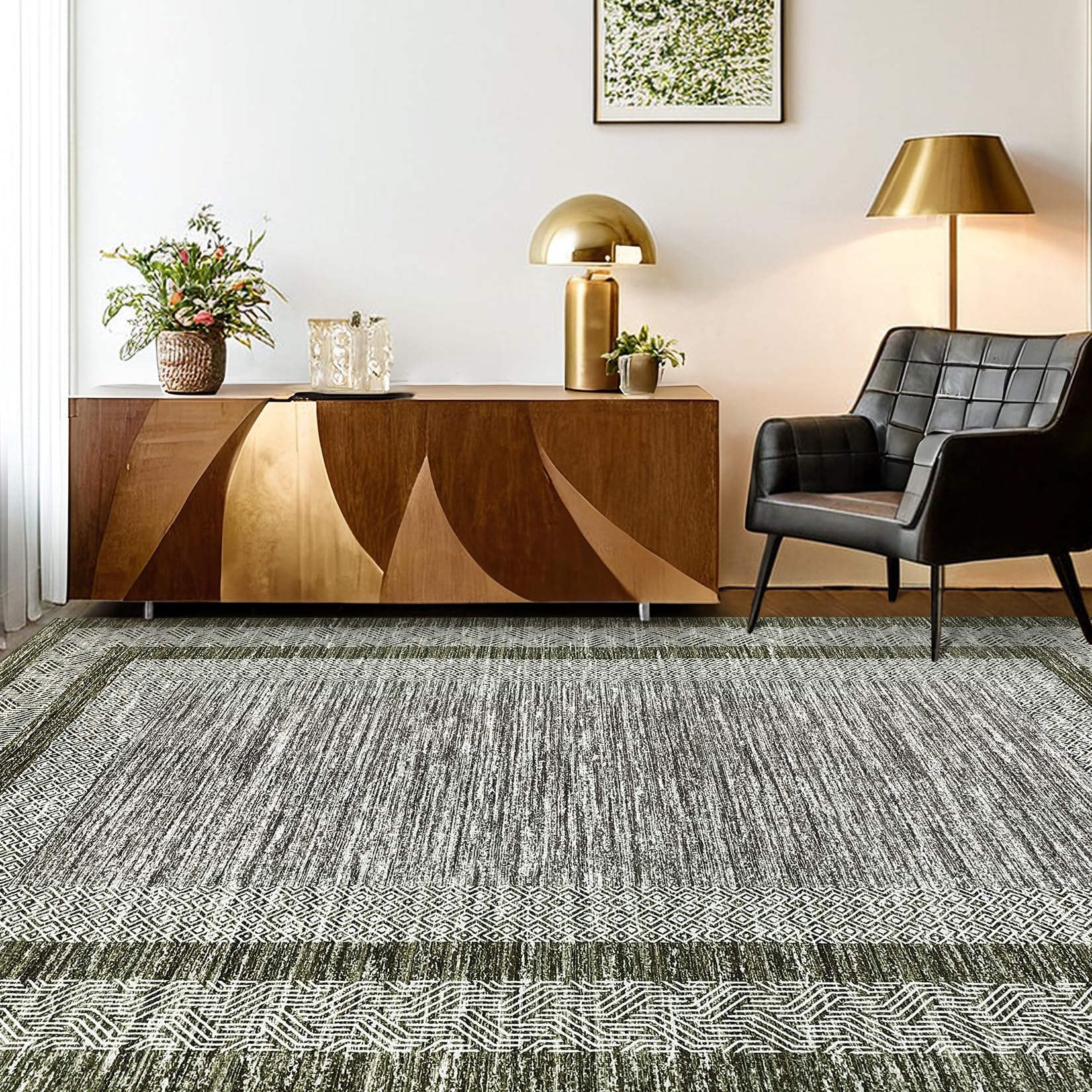 Tapis vert doux effet cachemire dans votre chambre cocoon
