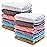 SWEET DOLPHIN 12 Pack Baby Muslin Washcloths - Soft Face Cloths for Newborn, Absorbent Bath Wash Cloths, Wipes, Burp Rag - Toddlers Essentials Stuff, Baby Registry as Shower -10x10, Multicolor