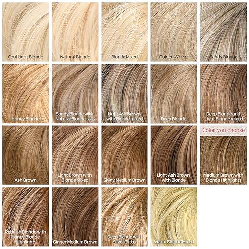 Miniatura 5 de HOOJIH - Extensiones de cabello superlargas estilo rodete alborotado, cabello recogido, pelo ondulado, cola de caballo con banda elástica para