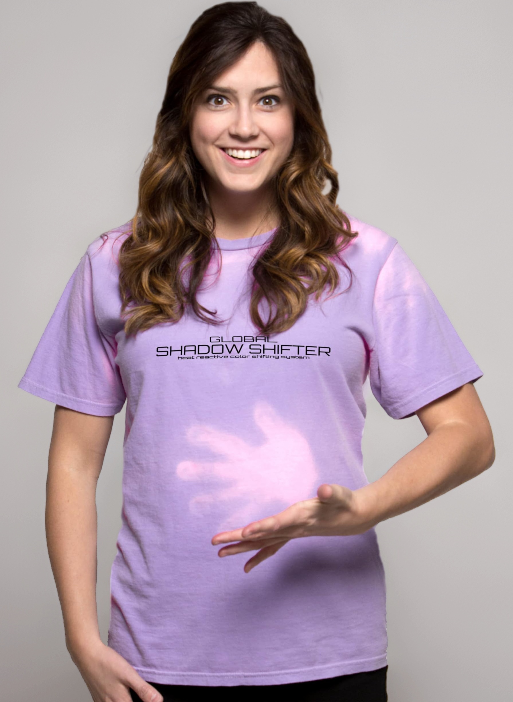 Shadow Shifter Global Colour Changing Adult Short Sleeve T-Shirts for Men and Women Heat Reactive Like 90s Hypercolour