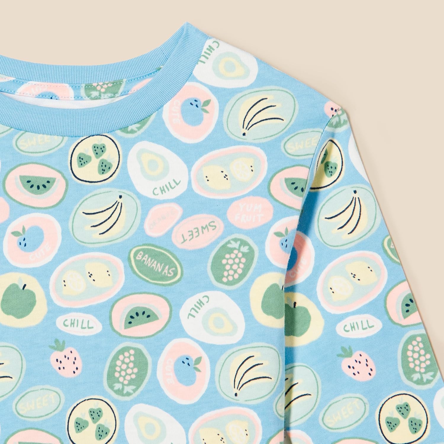 Amazon Essentials Girls and Toddlers' Long Sleeve T-Shirt and Pull on Pants Set - Image 3