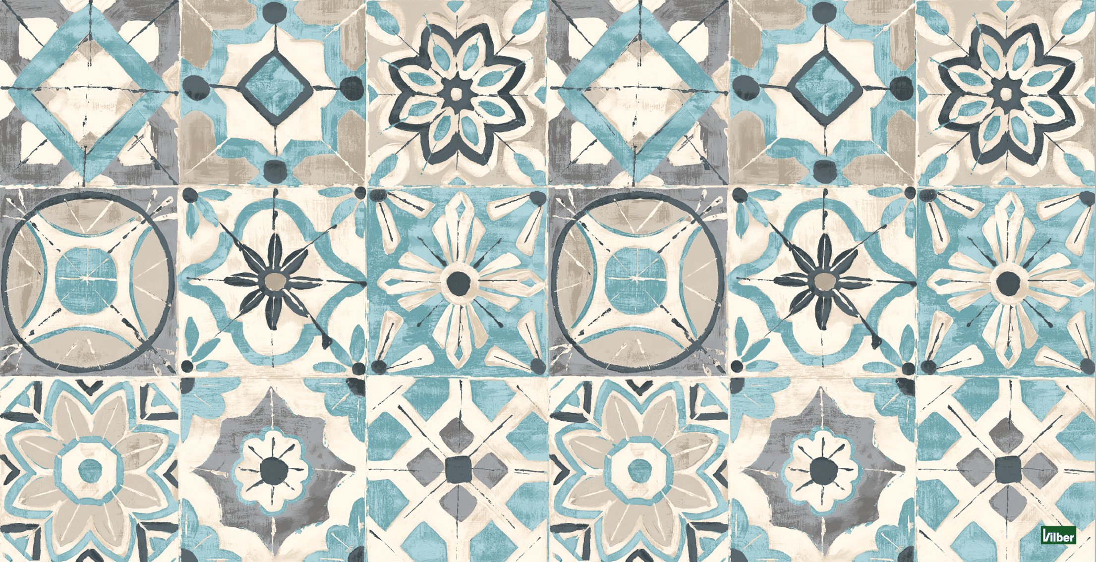 Vilber Gran Chef Kollar Tappeto 40x78x0.2 cm blu Blu - 03 40 x 78 x 0.22 cm