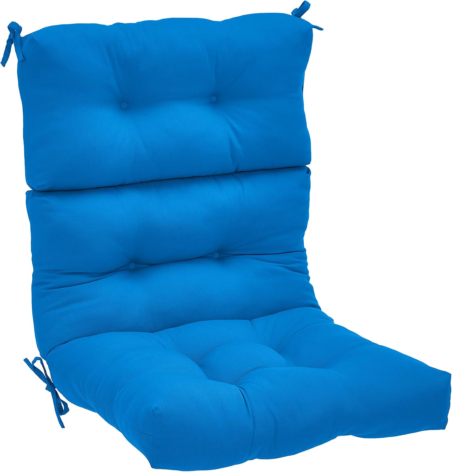Buy Amazon Basics Tufted Outdoor High Back Patio Chair Cushion Blue Online In Indonesia B07jpg7r7x Buy Amazon Basics Tufted Outdoor High Back Patio Chair Cushion Blue Online In Indonesia B07jpg7r7x
