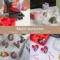 Vista 6 de DrinksPlinks Molde de Cubitos de Hielo de la Letra S - Molde de Cubitos de Hielo de Silicona Personalizado para Whisky – Molde Personalizado